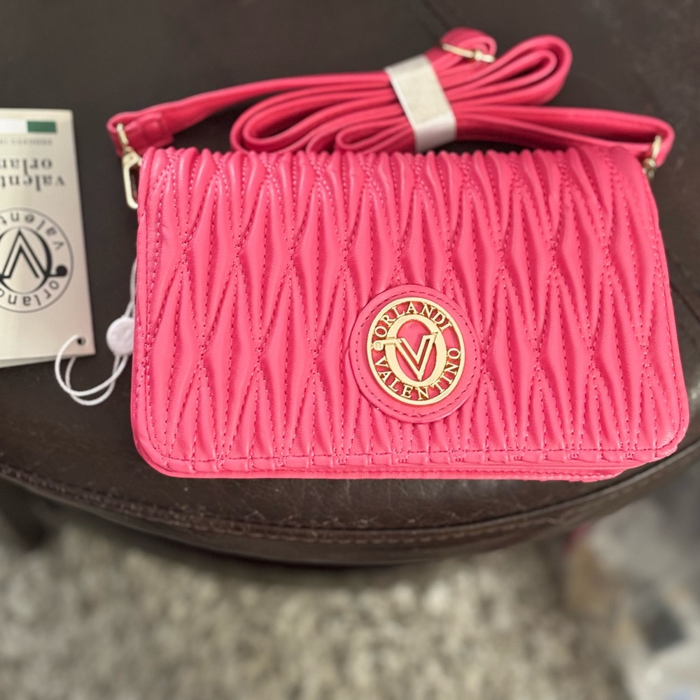 VALENTINO Orlandi Hot Pink Crossbody NWT $99 MSRP